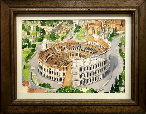 Colosseo dall'alto - cm 32x24 - € 250