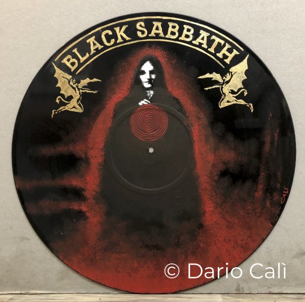 Black Sabbath - acrilici su LP vinile €- € 110