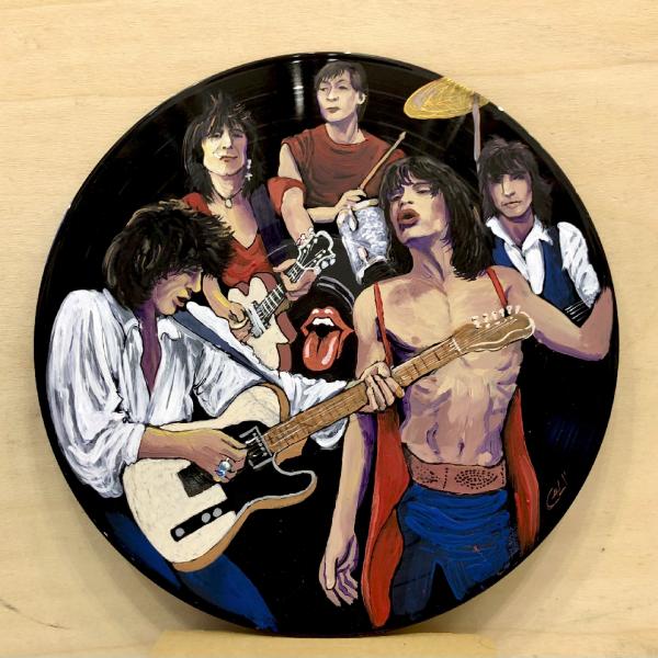 Rolling Stones - acrilici su LP vinile - € 120